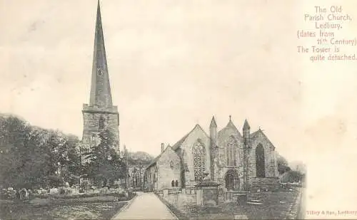 England Ledbury Parish Church (11th century) & the Tower
