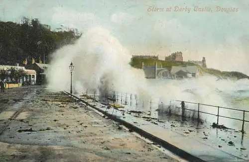 Isle of Man Douglas Derby Castle stormy sea