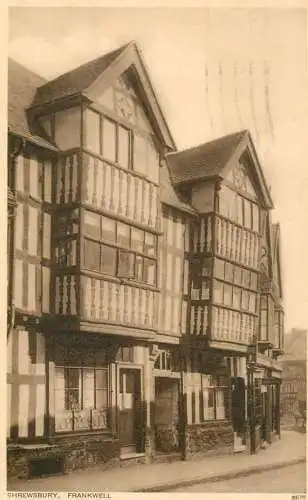 England Shrewsbury Frankwell Jacobean House detail aspect