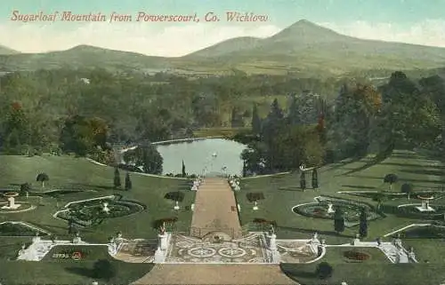 Ireland Sugarloaf Mountain from Powerscourt from Co. Wicklow