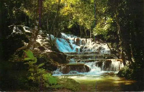 Jamaica Upper Falls, Dunns River & Ocho Rios picturesque natural landscape