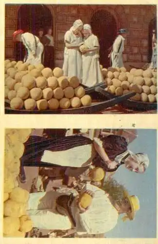 Netherlands Alkmaar Kaasmarkt ethnic types and scenes