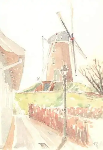 Netherlands Molen Willem van Oranje Pablo Anton artowork