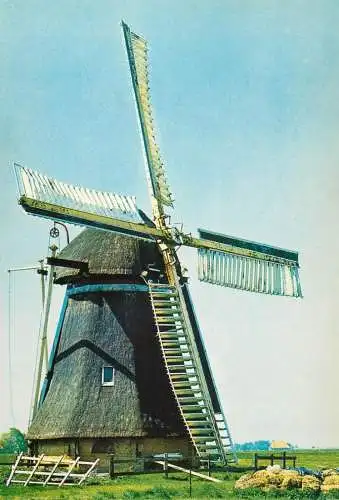 Netherlands Witmarsum De Pannekoekstermolen Poldermolen