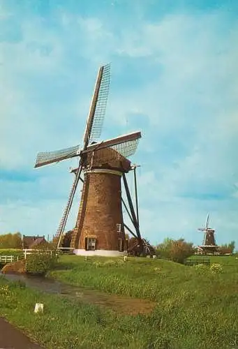 Netherlands Oud-Alblas Peilmolen Poldermolen