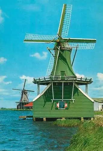 Netherlands Zaandstad De Huisman industrial mill