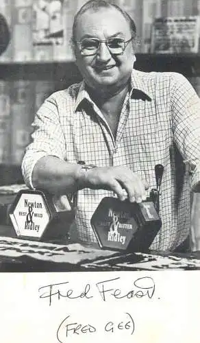 British television actor Fred Feast Fred Gee