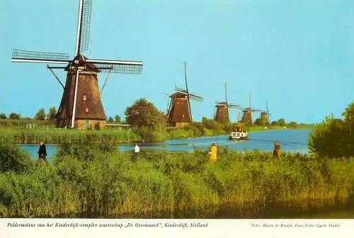 Netherlands Kinderdijk Molens drainage-mills complex