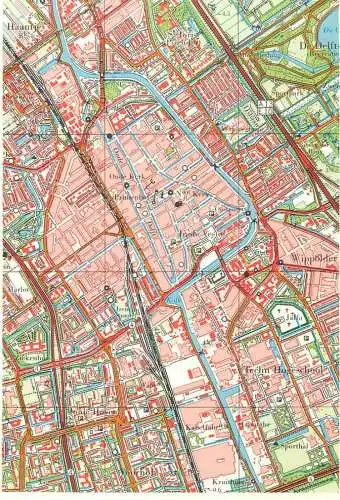 Netherlands Delft map