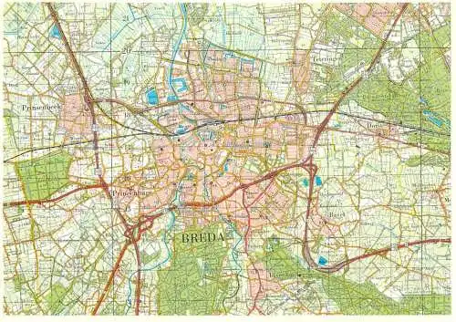 Netherlands Breda map