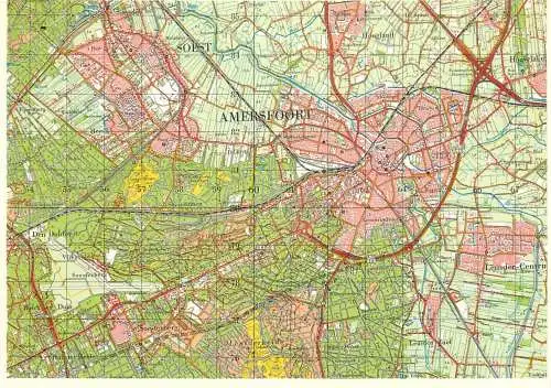 Netherlands Amersfoort map
