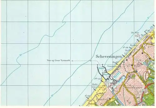 Netherlands Scheveningen map