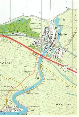 Netherlands Muiden map
