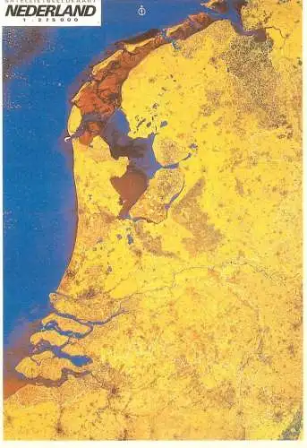Netherlands map satellite view