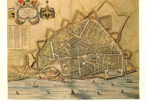 Netherlands Nijmegen (Gelderland) historical map