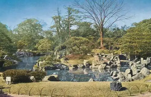 Japan Tokyo Imperial Palace Ninomaru Garden designed by Enshu Kobori