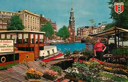 Netherlands Amsterdam Flowermarket Singel