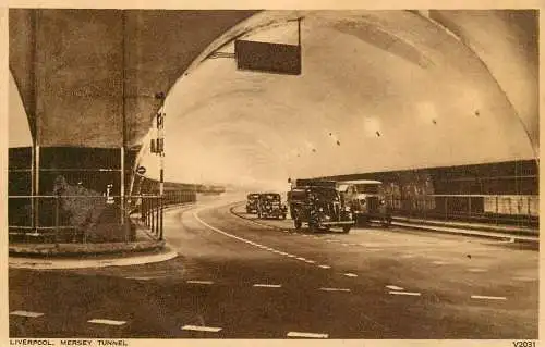 England Liverpool Mersey Tunnel