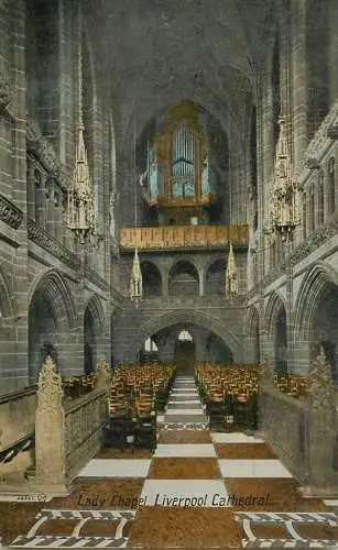 England Liverpool Cathedral Lady Chapel interior aspect
