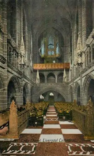 England Liverpool Cathedral Lady Chapel interior view