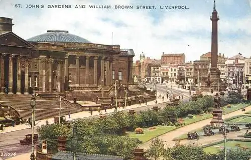 England Liverpool St  John's Gardens & William Brown Street