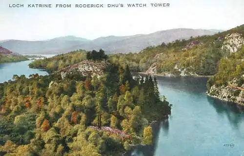 Scotland Loch Katrine from Roderick Dhu's watch tower