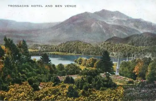 Scotland Trossachs Hotel and Ben Venue