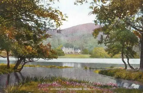 Scotland Loch Achray and Trossachs Hotel