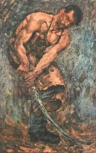 Fine art painting Octav Bancila - Peace