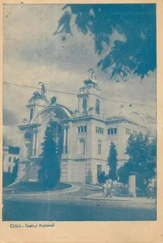 Romania Cluj-Napoca teatrul QSL Radio amateur card