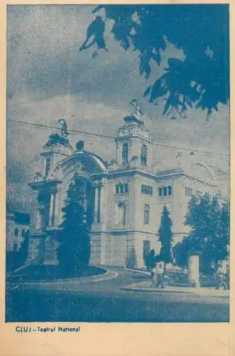 Romania Cluj-Napoca theater QSL Radio amateur card
