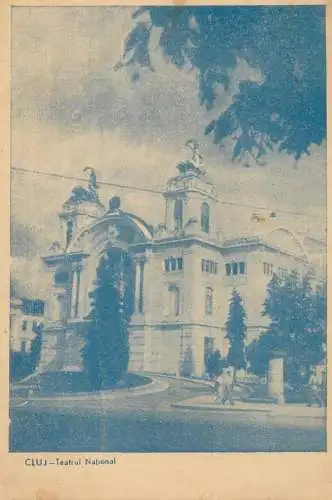 Romania Cluj-Napoca theater QSL Radio amateur card