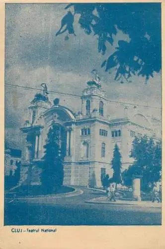Romania Cluj-Napoca Teatrul National QSL Radio amateur card