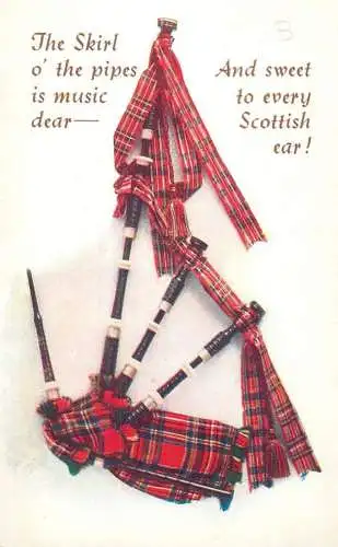 Scottish bagpipe musical instrument