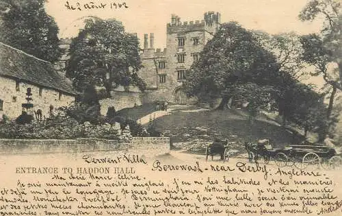 England Derwent Villa Derbyshire Entrance to Haddon Hall