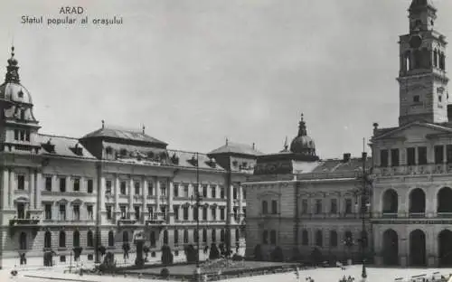 Romania Vedere din Arad Sfatul Popular al orasului