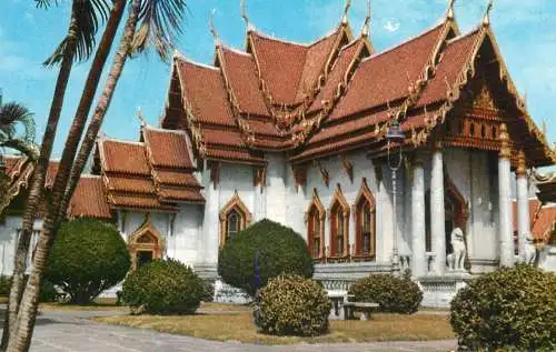 Thailand Bangkok Wat Benchamabophit Dusitwanaram Marble Temple