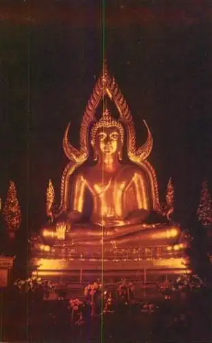 Thailand Bangkok "Pra Buddha Jinaraj" Marble Temple
