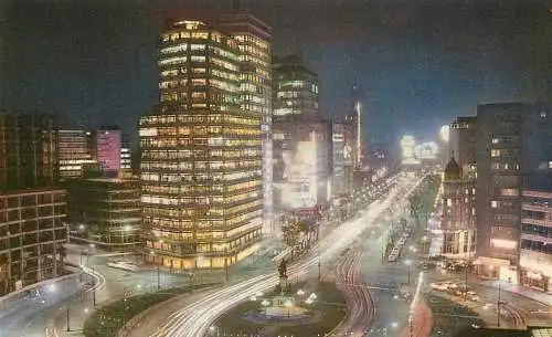 Mexico Ciudad de Mexico DF Paseo de la Reforma night view