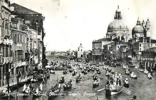 Italy Venezia Regata Storica sul Canal Grande