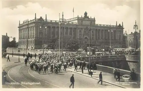 Sweden Stockholm Riksdaghuset military ceremony