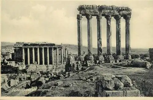 Lebanon Baalbek the Six Columns historical landmark