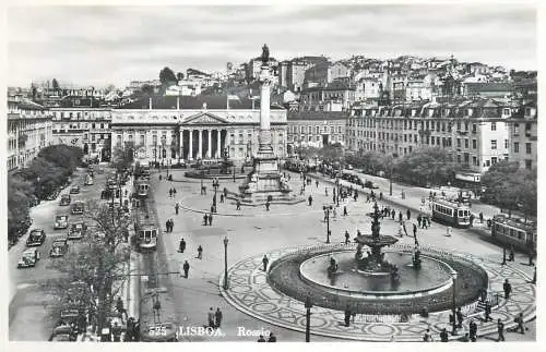 Portugal Lisboa Rossio square