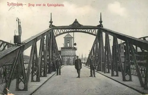 Netherlands Rotterdam Brug over de Koningshaven