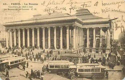 France Paris La Bourse