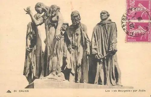 France Calais Les "Six Burgeois" par Rodin