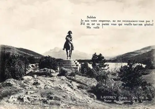 France Laffrey Napoleon statue