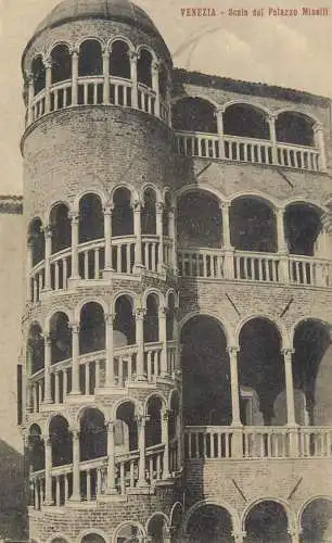 Italy Venezia Scala del Palazzo Minelli