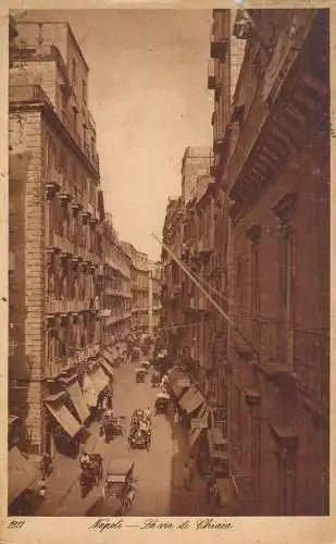 Italy Napoli La via di Chiaia