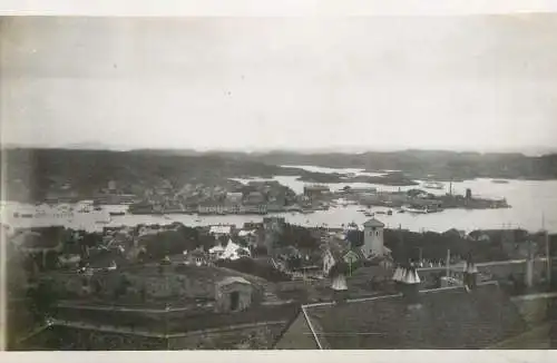 View from Carlsten's fortress, towards Kvarnholmen and Koön photographic postcard